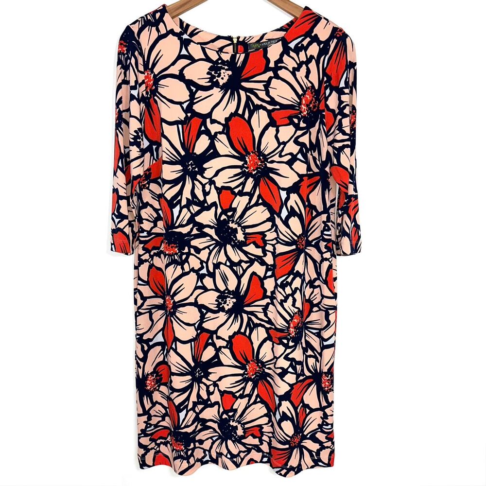 Taylor for A Pea In The Pod Floral Maternity Dress Size Maternity Medium